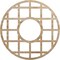 Ekena Millwork O'Neal Wood Fretwork Pierced Ceiling Medallion, Red Oak, 24"OD x 8 3/4"ID x 3/8"T CMWP24X24X0375ONRO - alternate 1